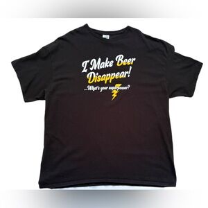 Vintage Delta “I Make Beer Disappear! What’s your Superpower?” Tshirt Size 2XL